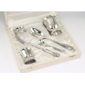 set tacamuri solitaire, argintat. Towle Lockhart - Towle Silversmith U.S.A